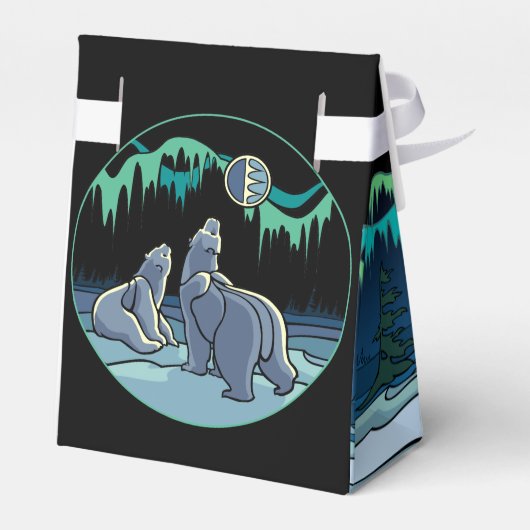 ベアアートギフトボックスをパーソナライズ極熊ギフトボックス フェイバーボックス (裏面サイド)