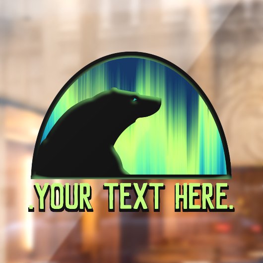 ベアアートデカールカスタムトバルベアーツウィンドンシッキング ウィンドウサイン (シート2)