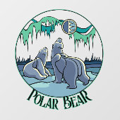 ベアアートデカールカスタムトバルベアーツウィンドンシッキング ウィンドウサイン (シート)