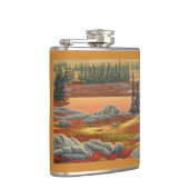 ベアアートフラスコカスタムーPolar Bear Drinkフラスコ フラスク (右)