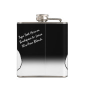 ベアアートフラスコカスタムーPolar Bear Drinkフラスコ フラスク (裏面)