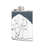 ベアアートフラスコカスタムーPolar Bear Drinkフラスコ フラスク (左)
