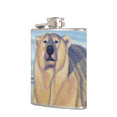 ベアアートフラスコカスタムーPolar Bear Drinkフラスコ フラスク (左)