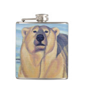 ベアアートフラスコカスタムーPolar Bear Drinkフラスコ フラスク (正面)