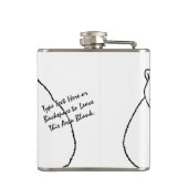 ベアアートフラスコカスタムーPolar Bear Drinkフラスコ フラスク (裏面)