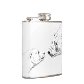 ベアアートフラスコカスタムーPolar Bear Drinkフラスコ フラスク (右)