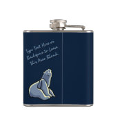 ベアアートフラスコカスタム先住民ベアドリンクフラスコ フラスク (裏面)