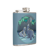 ベアアートフラスコカスタム先住民ベアドリンクフラスコ フラスク (右)