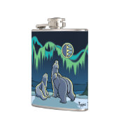 ベアアートフラスコカスタム先住民ベアドリンクフラスコ フラスク (左)