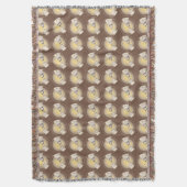 ベアアートブランケットマザー&キューブズベアブランケット スローブランケット (正面縦)