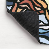 ベアアートマウスパッドスタイリッシュ野生生物マウスパッドギフト マウスパッド (コーナー)