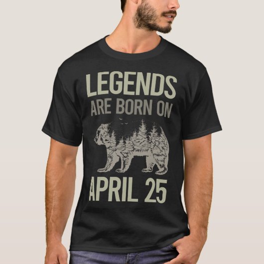 ベアアート – 4月25日25日 Tシャツ (正面)