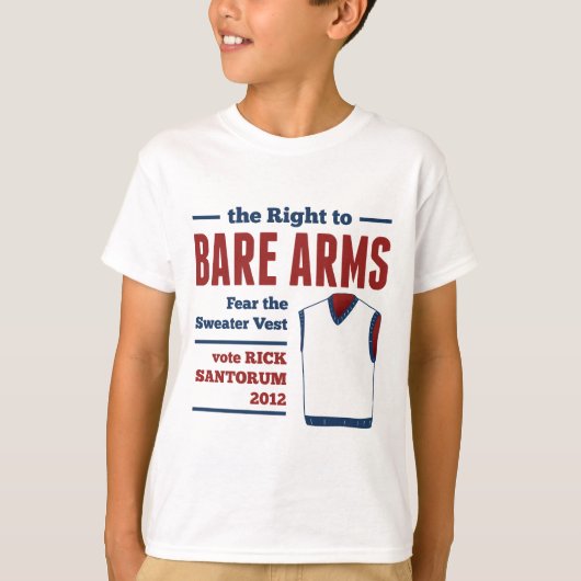 ベアアームズリックサントラムセーターベスト2012 Tシャツ (正面)
