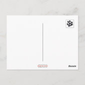 ベアイギフトチャウ&テディベアはがき ポストカード (裏面)