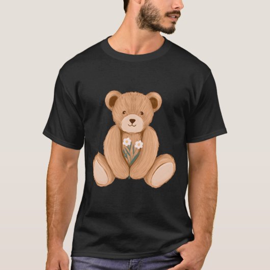 ベアイラストレーション Tシャツ (正面)