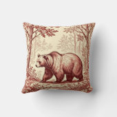 ベアインザフォレストトイレ クッション (裏面)