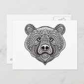 ベアインスパイア顔 ポストカード (正面/裏面)