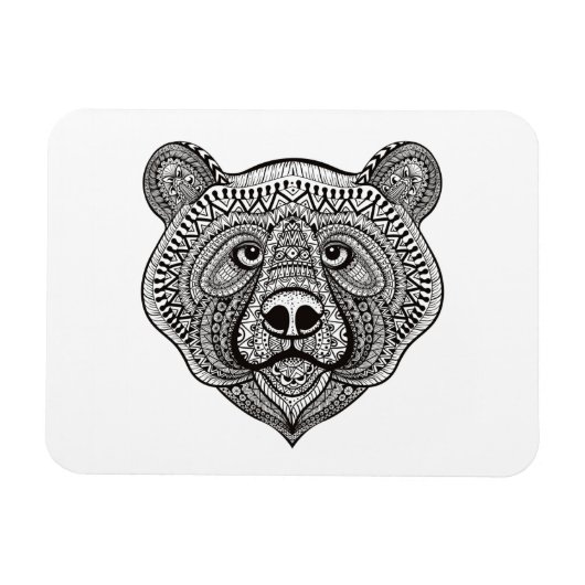 ベアインスパイア顔 マグネット (横)