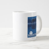 ベアインムーンライトイエローストーン国立公園 ジャンボコーヒーマグカップ (正面右)