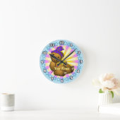 ベアウィザード ラウンド壁時計 (ホーム)