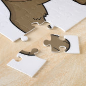 ベアウィズダンベルアットヨガフィットネス ジグソーパズル (側面)