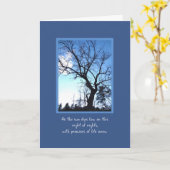 ベアウィンターツリーオンダークウィンター至 カード (黄色い花)