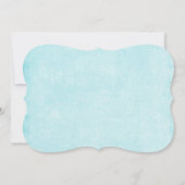 ベアウォーター付き可愛い風船誕生日 招待状 (裏面)