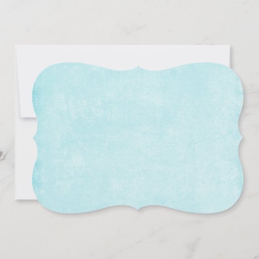 ベアウォーター付き可愛い風船誕生日 招待状 (裏面)