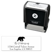 ベアウッドランドファミリーネーム差出人住所 セルフインキングスタンプ (インサイチュ)