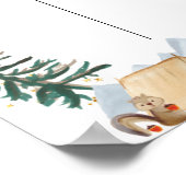 ベアウッドランド動物キャンパー投票ボードポスター ポスター (角)