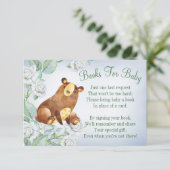 ベアウッドランド赤ちゃんシャワー本カードを持って来る 招待状 (スタンド正面)
