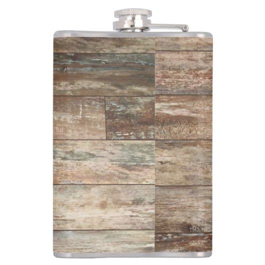 ベアウッド絵画ズスタイル素朴フラスコ フラスク (裏面)