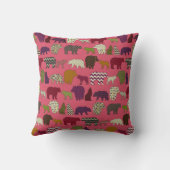 ベアウルフのジオピンク クッション (裏面)