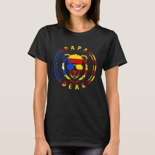 ベアカタロニアパパステップファーザー誕生日ファーザーズディッド Tシャツ