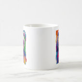 ベアカラフルポートレート コーヒーマグカップ (中央)