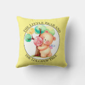 ベアカラフル子供部屋装飾用クッション クッション (裏面)