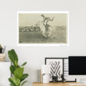 ベアカーナンのトリック・ライディング。 ポスター (ホームオフィス)