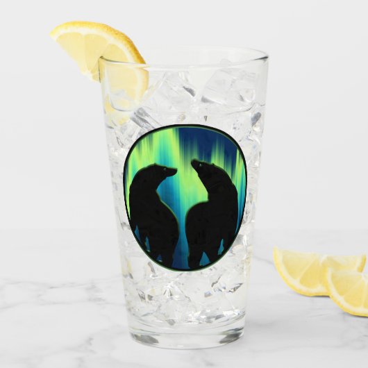 ベアガラスのノーレンドライトはベアガラスをパーソナライズ タンブラーグラス (アイス正面)