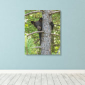 ベアキュブ登山ツリー キャンバスプリント (インサイチュ (ウッドフロア))