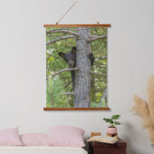 ベアキュブ登山ツリー 吊り下げ型タペストリー (寝室)