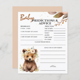 ベアキューブウッドランドベビー予測&アドバイスカード