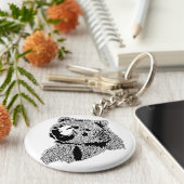 ベアキーチェーン キーホルダー (側面)