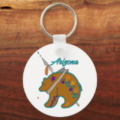 ベアクラン矢印 キーホルダー (正面)