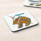 ベアクラン矢印 コースター (左側)