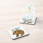 ベアクラン矢印 コースター (右側)