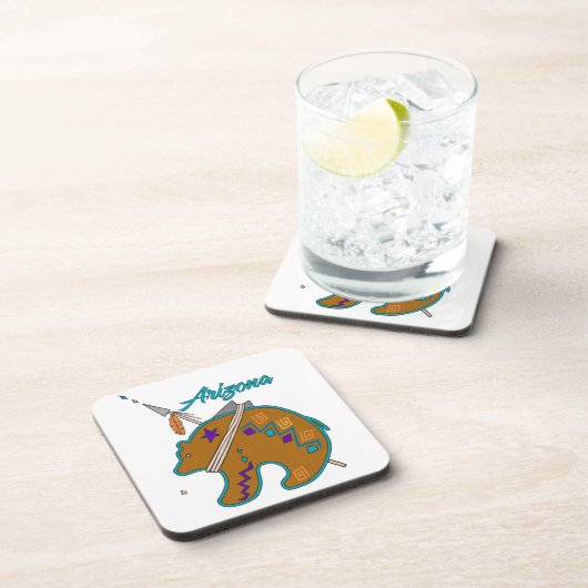 ベアクラン矢印 コースター (右側)