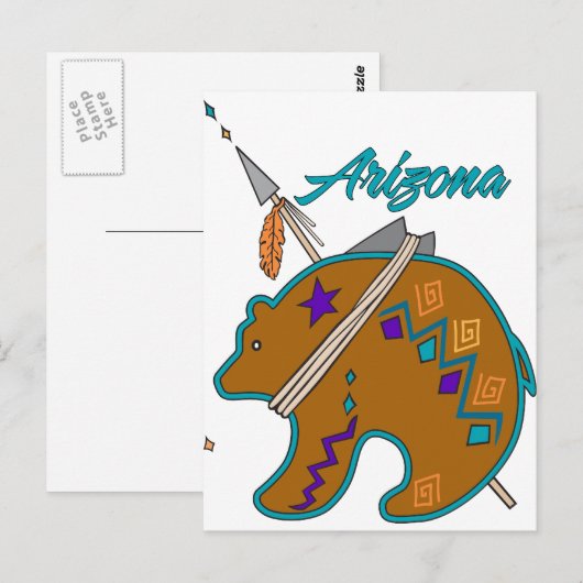 ベアクラン矢印 ポストカード (正面/裏面)