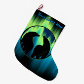 ベアクリスマスストッキングカスタムベアストッキング ラージクリスマスストッキング (正面 (吊り時))