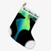 ベアクリスマスストッキングカスタムベアストッキング ラージクリスマスストッキング (正面 (吊り時))