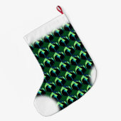 ベアクリスマスストッキングカスタムベアストッキング ラージクリスマスストッキング (裏面 (吊り時))